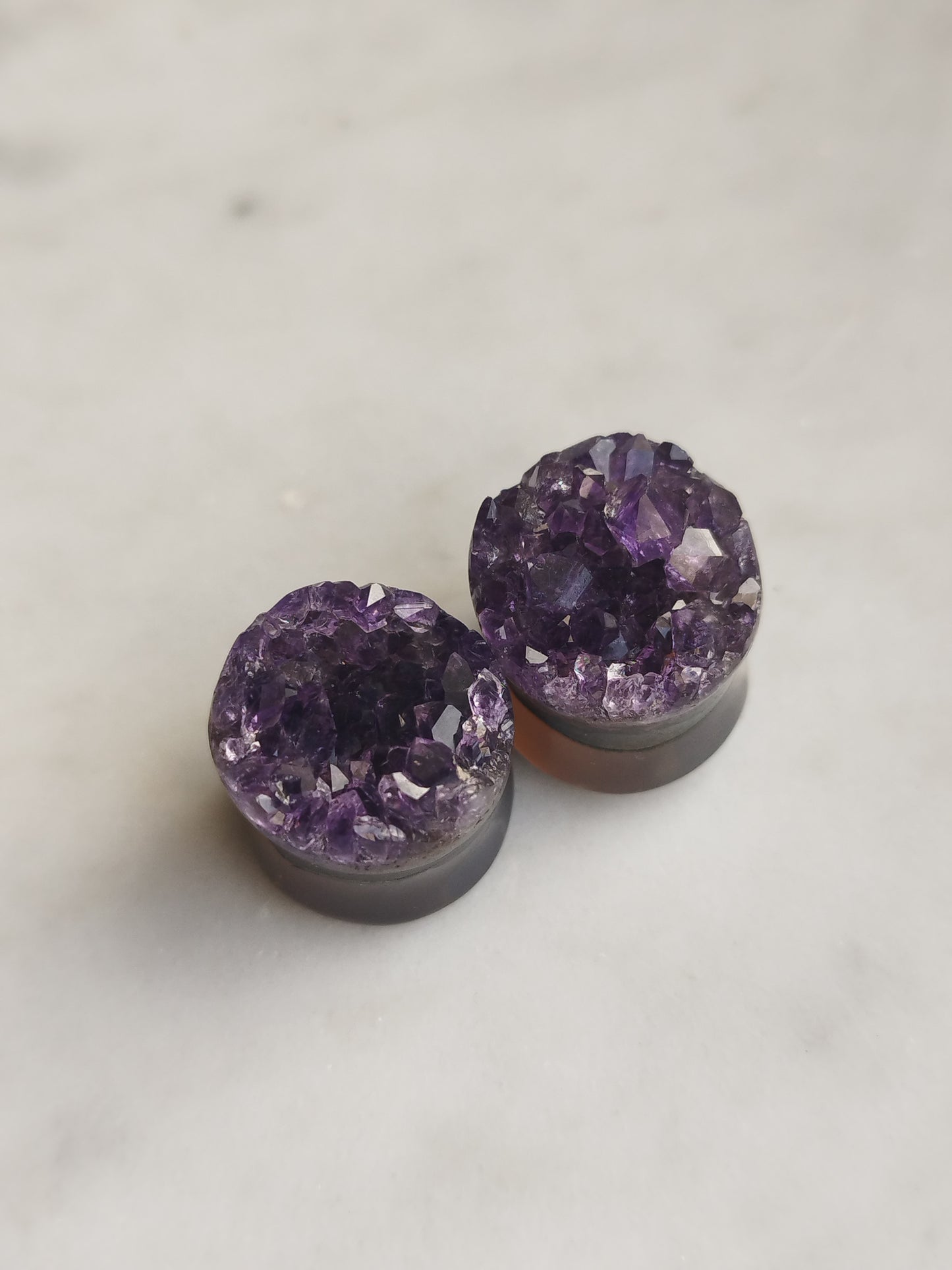 5/8" Uruguay Amethyst Plugs