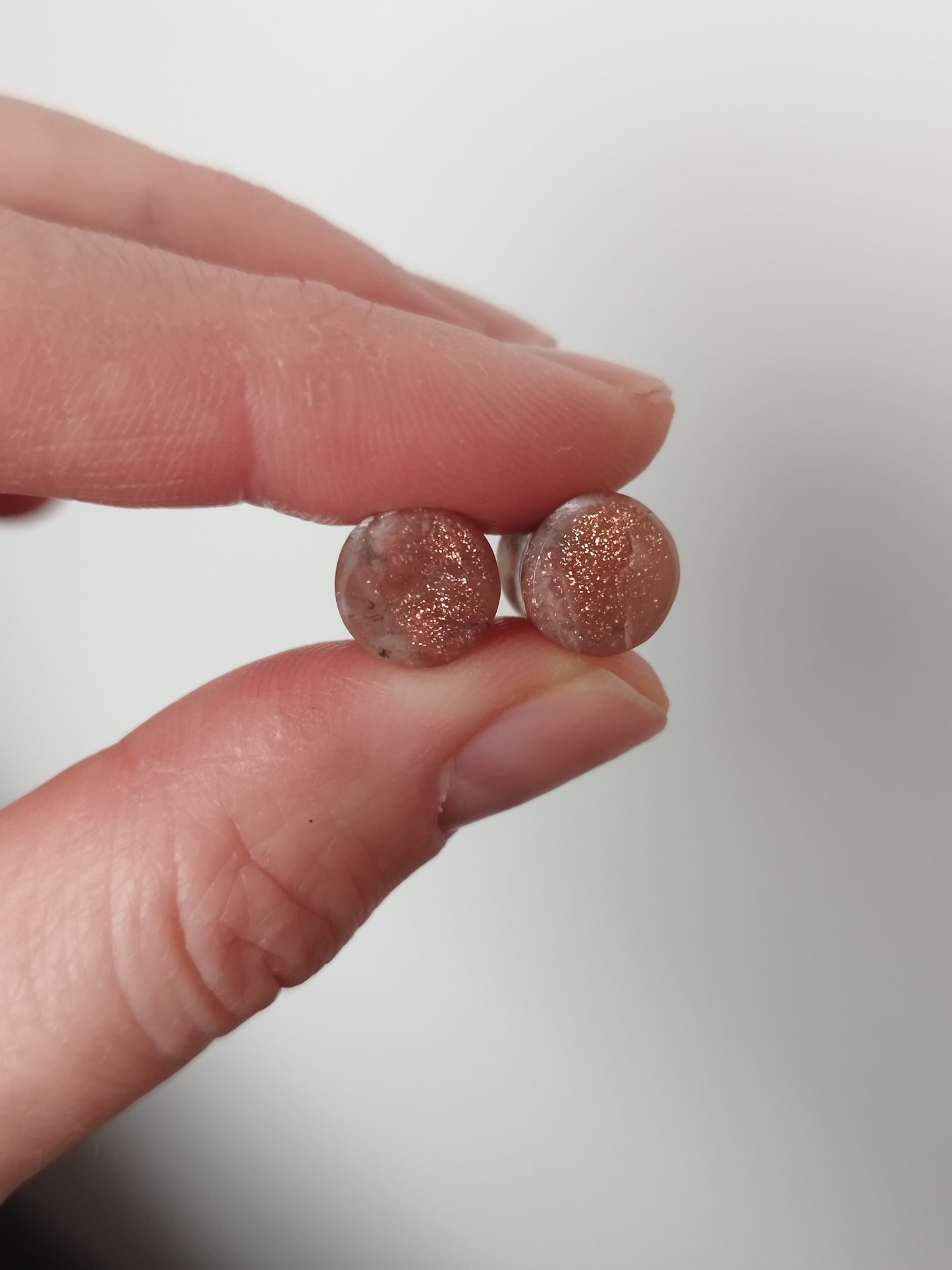 0g Sunstone Moonstone Plugs