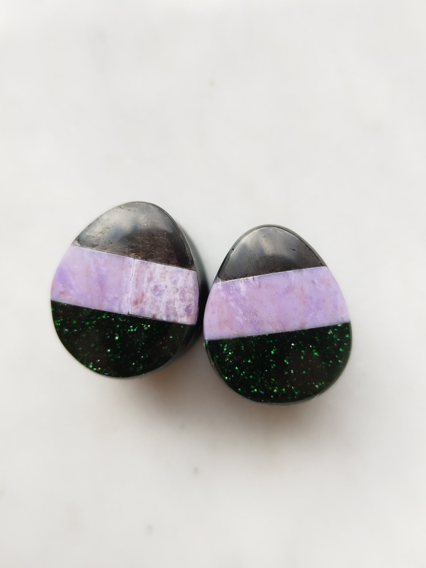 5/8" Zombie Candy Corn Plugs