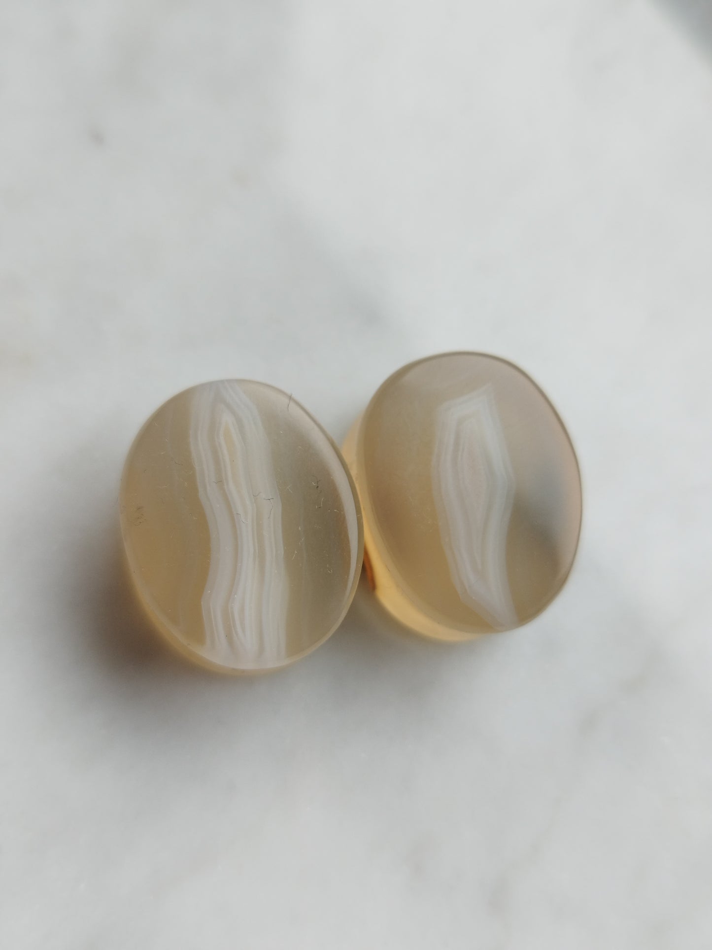 3/4" Agate Oval Plugs