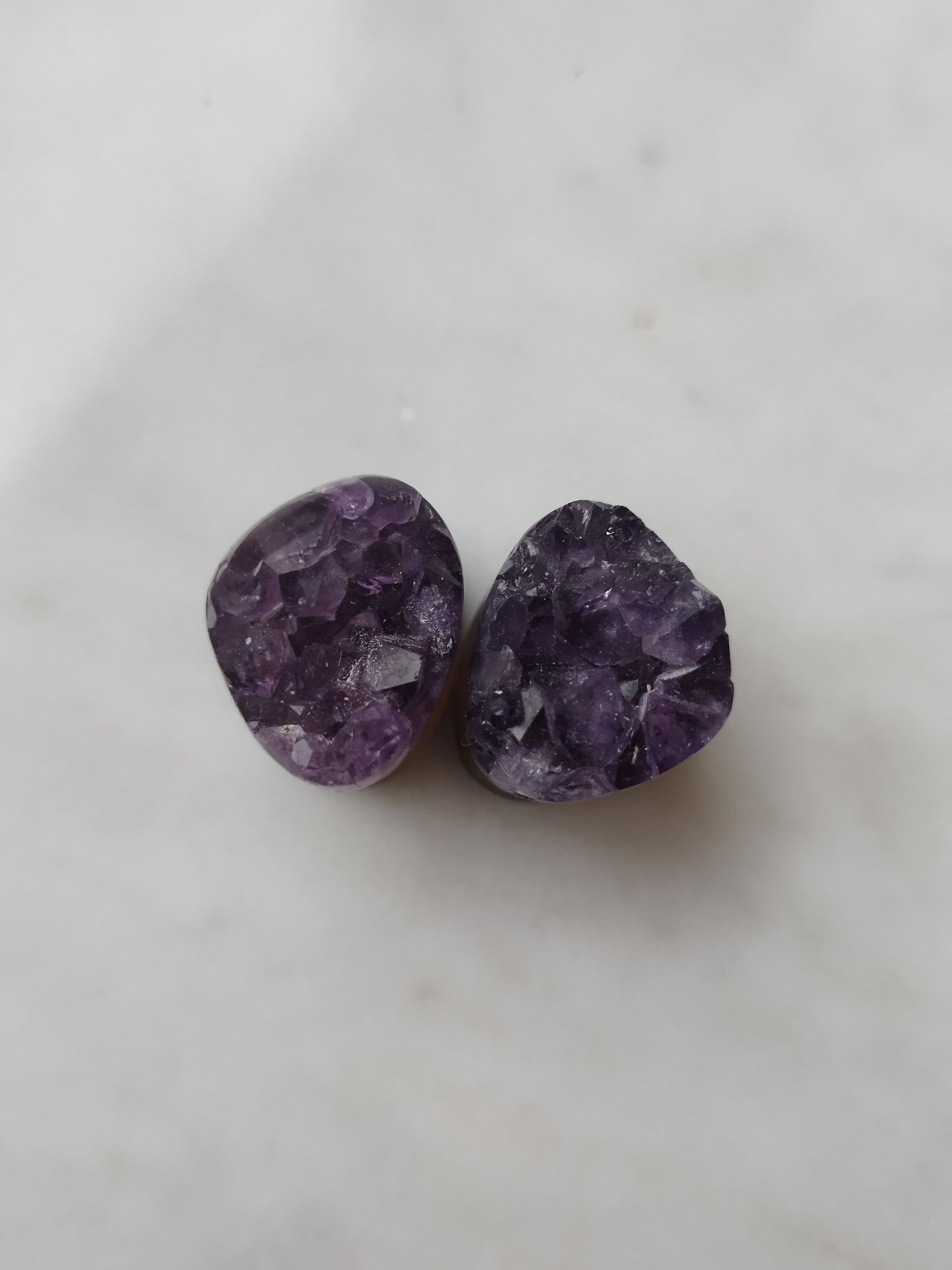 5/8" Butterfly Wing Amethyst Plugs