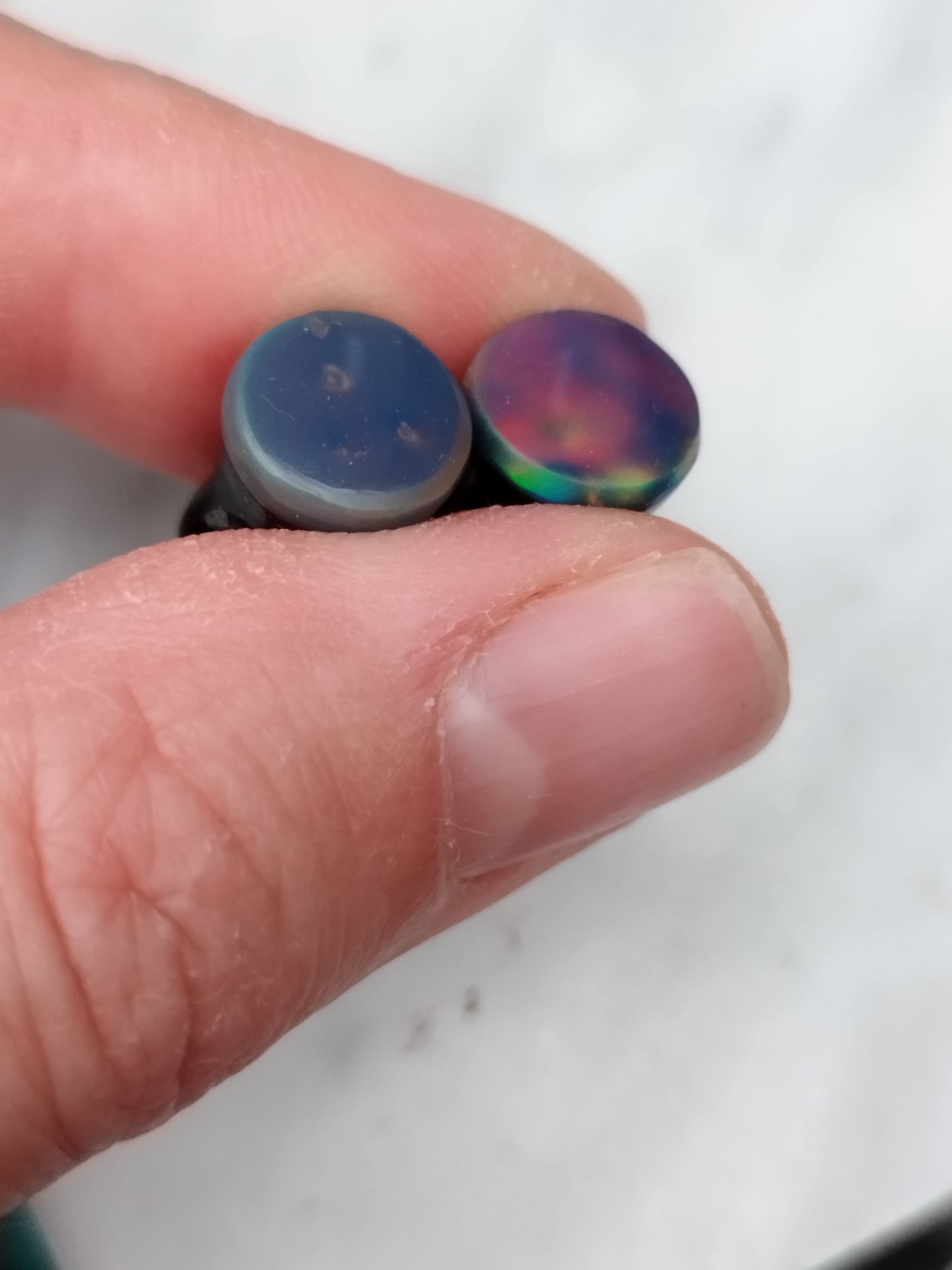 0g Obsidian and Aurora Opal Overlays
