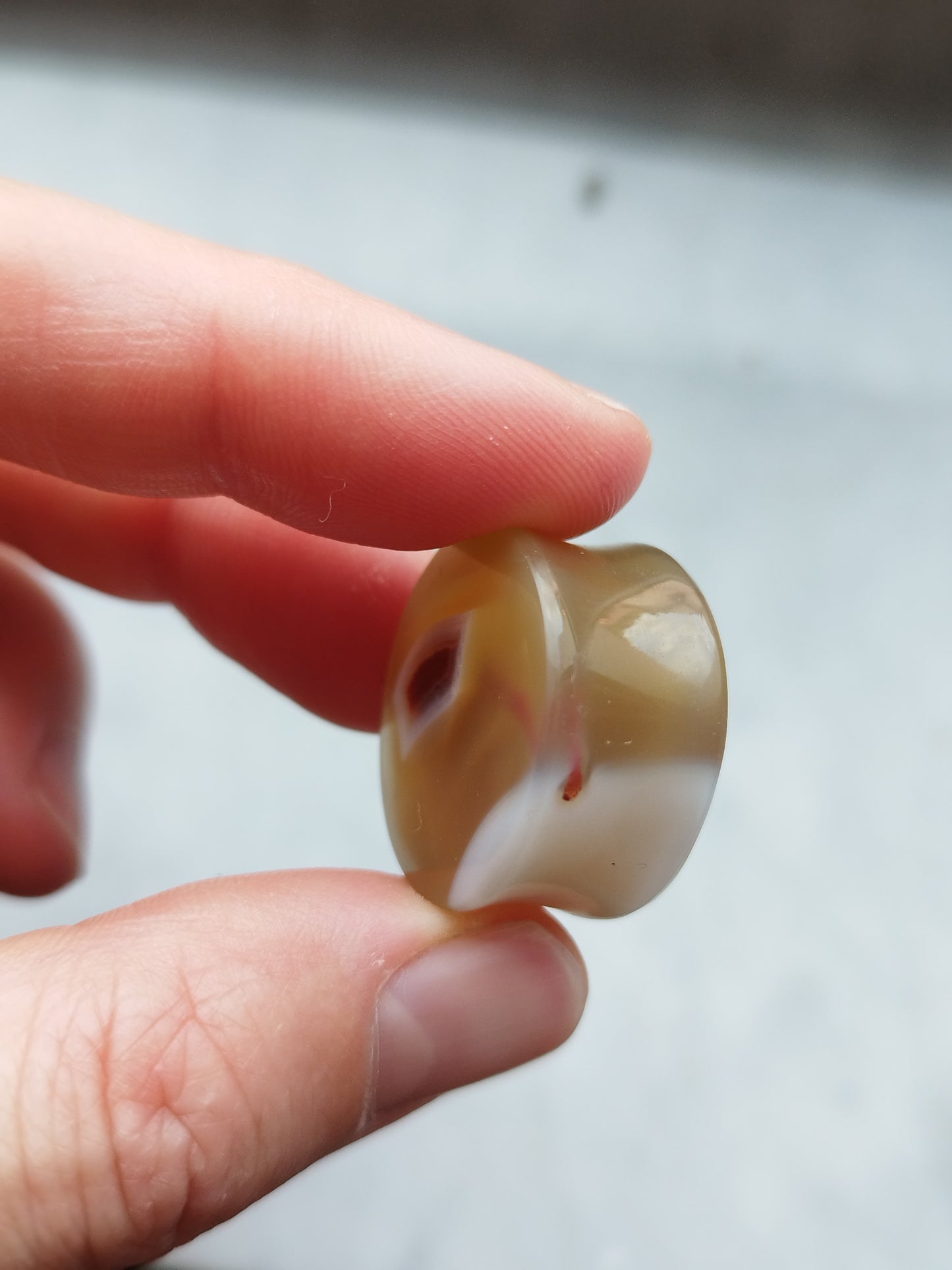 7/8" Malawi Agate Plugs