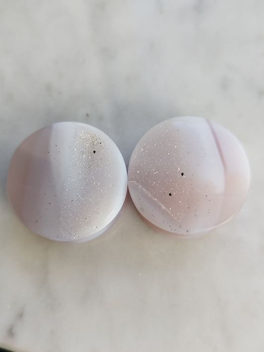 26mm Geode Druzy Plugs - aeoplugs