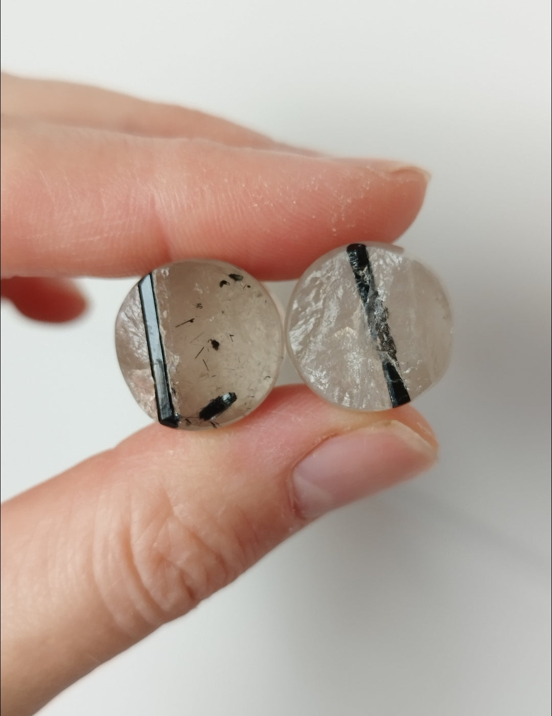 9/16" Tourmalated Quartz Plugs