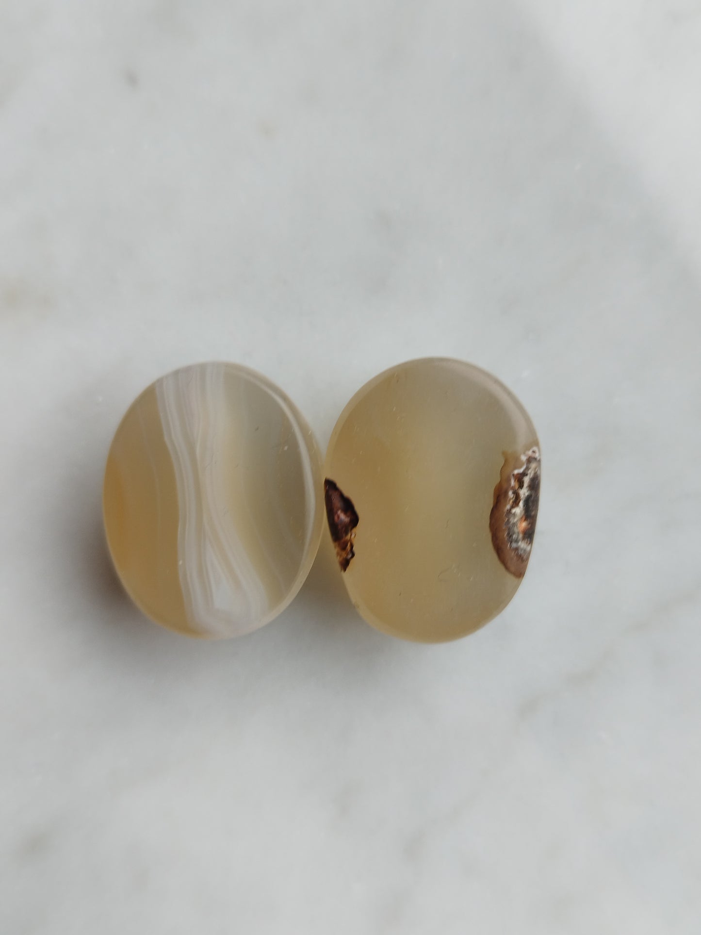 3/4" Agate Oval Plugs