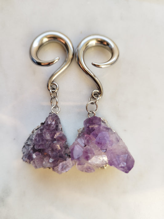 Amethyst Druzy Weights 2