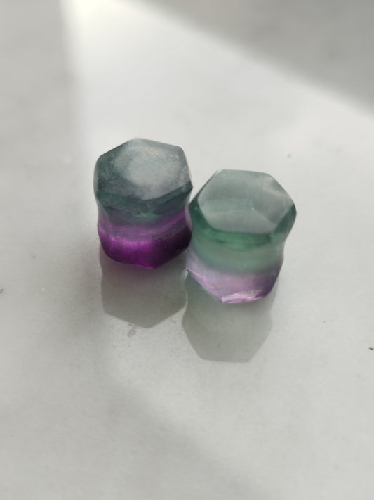 00g Fluorite Plugs