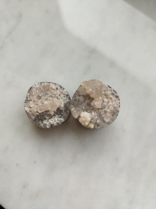 3/4" Druzy Plugs